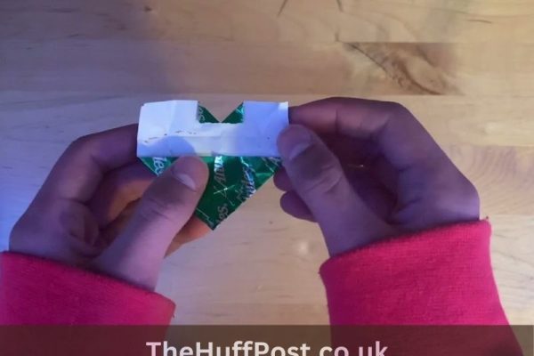 How to Make a Gum Wrapper Heart