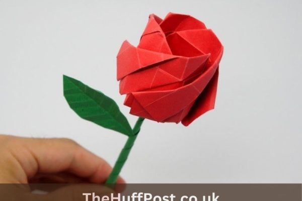 origami rose instructions